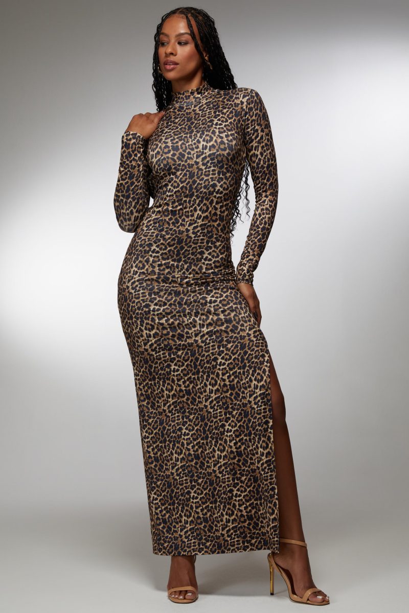 Open Back Chain Maxi Dress