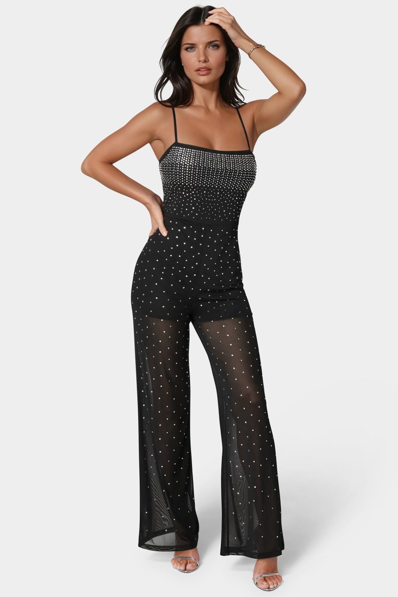 Ombre Embellished Jumpsuit