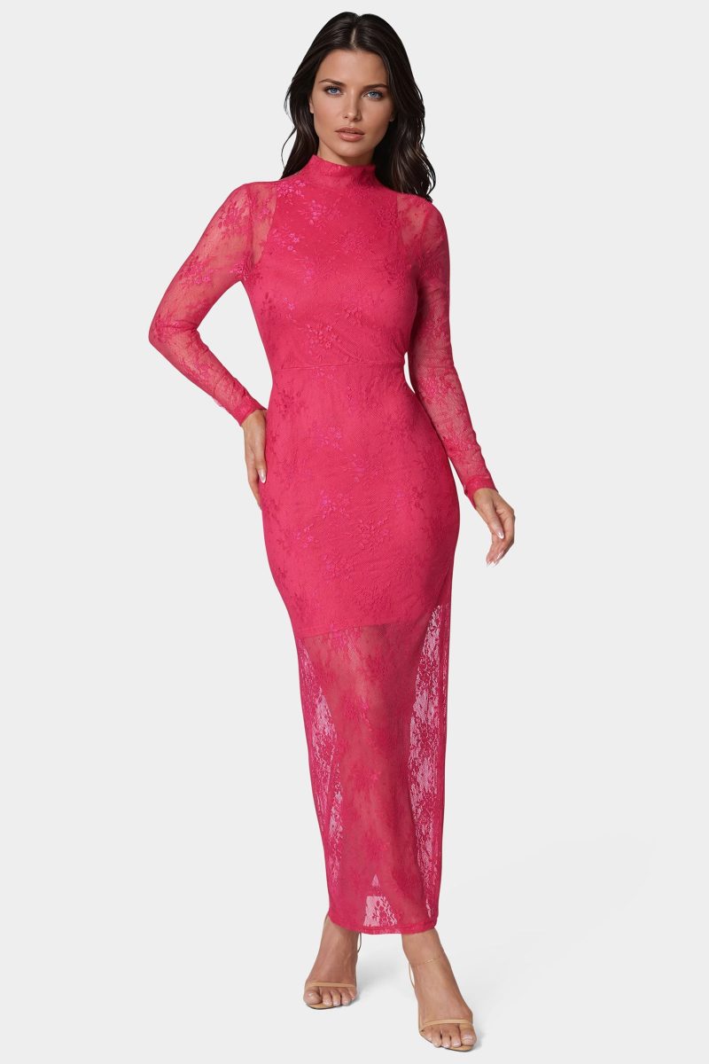 Illusion Lace Maxi Dress