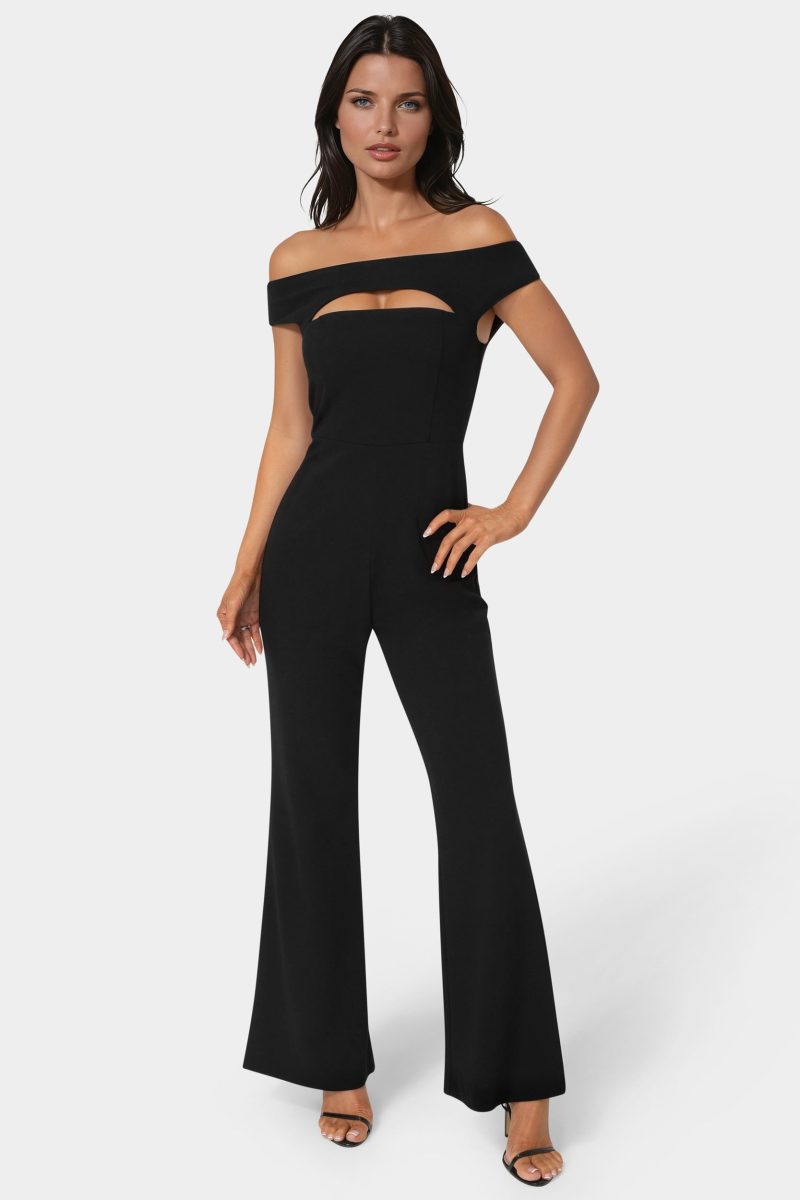 Bare Cutout Wide Leg Jumpsuit