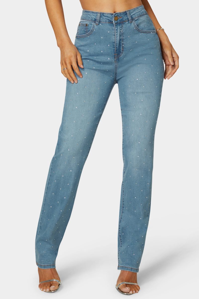 The Embellished Straight Leg