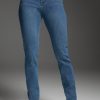 bebe Slim Jean Embellished With Crystals by Swarovski