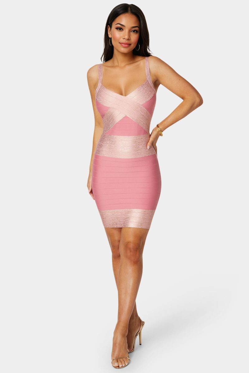 Color Block Bandage Dress
